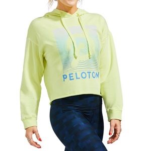 Peloton lightweight raw hem hoodie